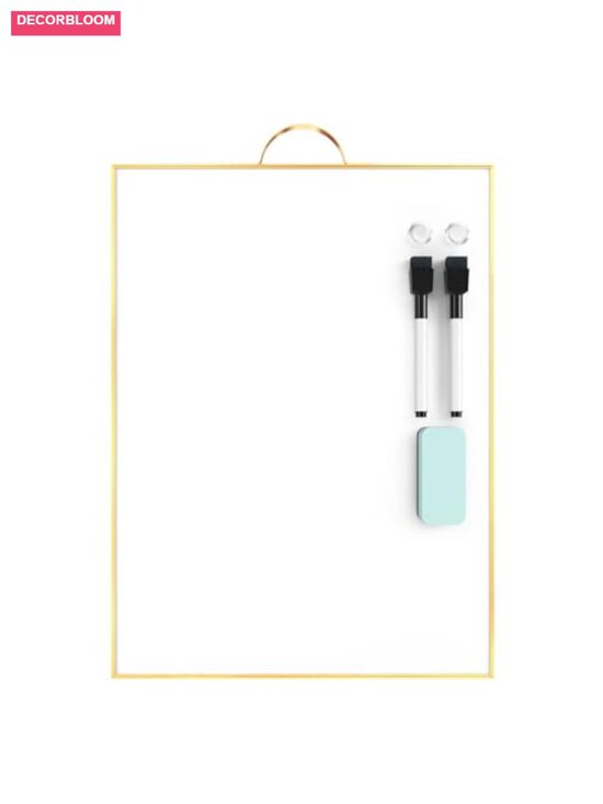 Other - Portable Aluminum Framed Magnetic Dry Erase Board with Handle - 16x12
